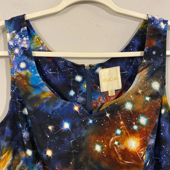 Modcloth Heart and Solar Dress size 1X Sleeveless - Picture 3 of 10